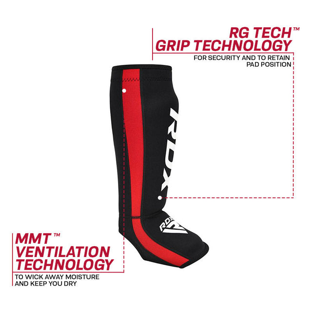 BLACK/ RED
